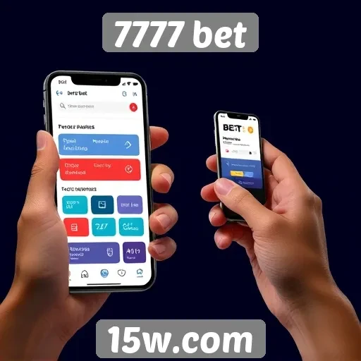 Experiência do usuário no 7777 bet em dispositivos móveis